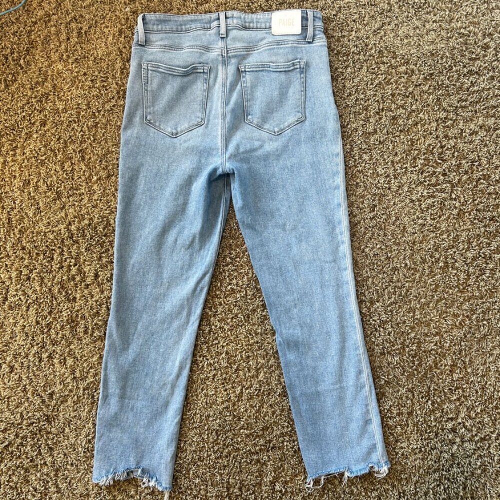 Paige High Rise Cindy - Shooting Star w/ Stellar Hem In Women's Size 31 - Picture 5 of 9